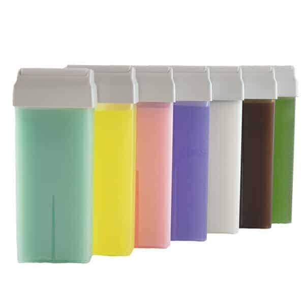 Professional wax cartridges and roller applicator system