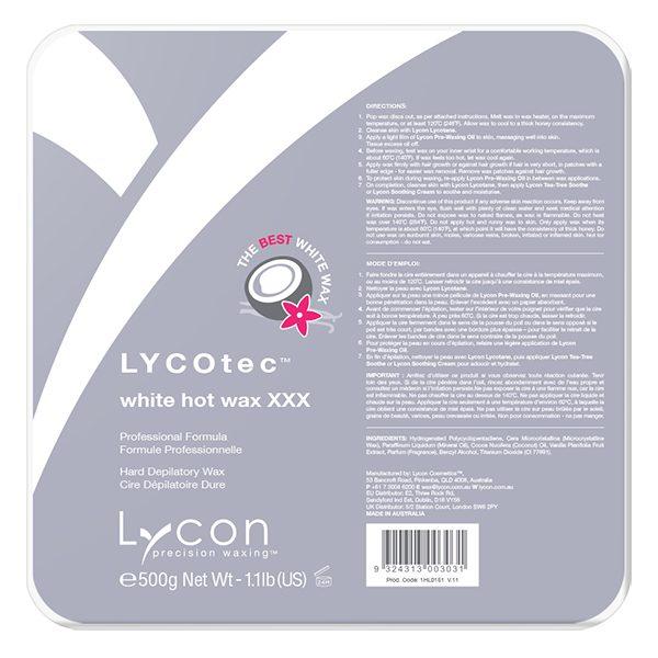 Lycon Lycotec White Hot Wax 500gm