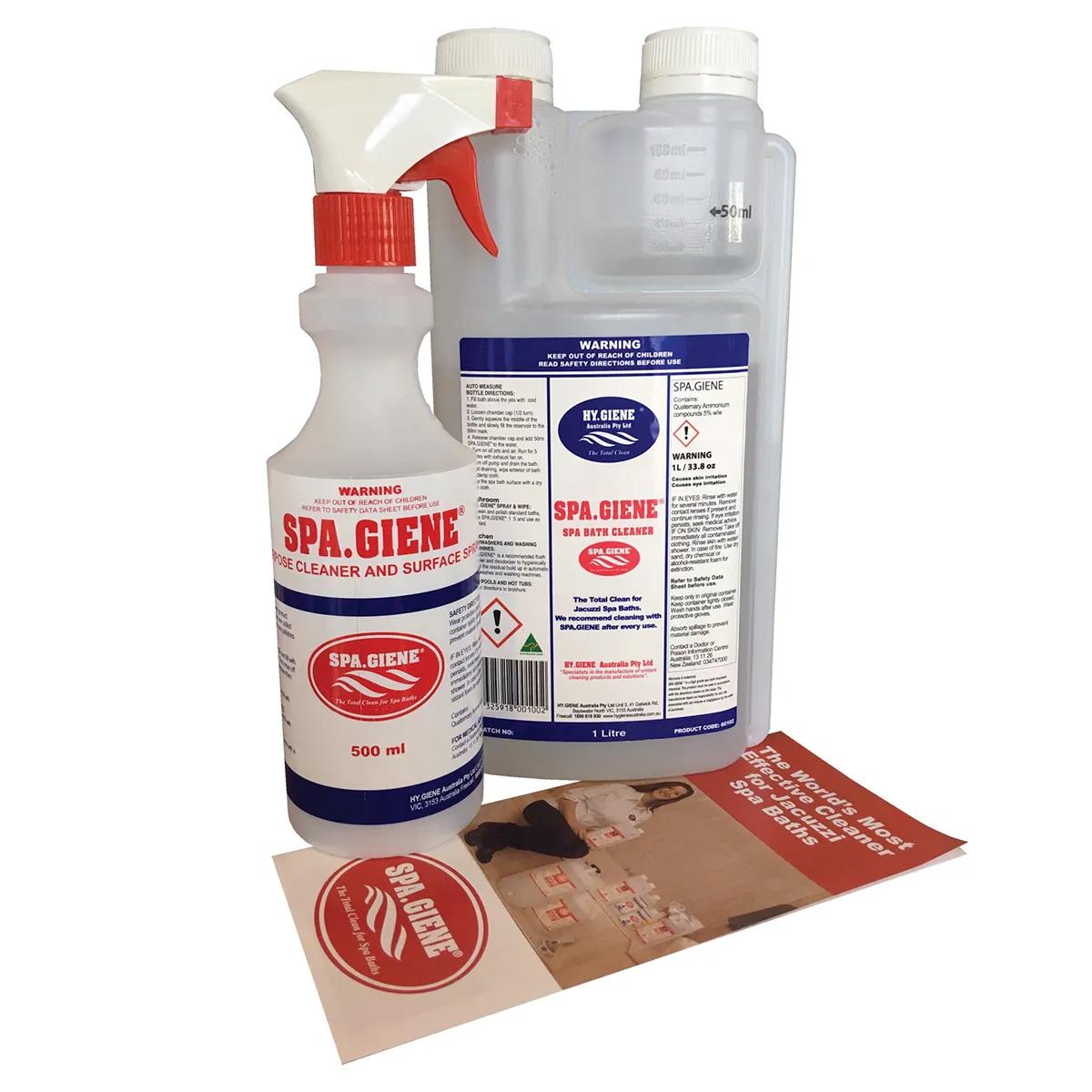 Spa.Giene Spa Bath Cleaner Starter Pack 1L