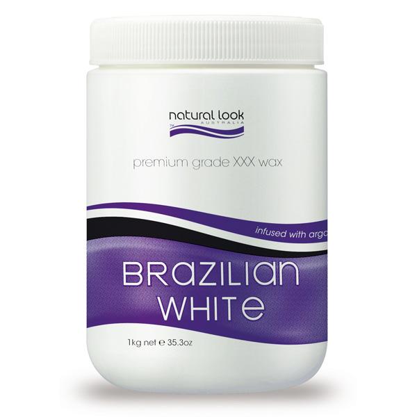 Natural Look Brazilian White Strip Wax 1kg