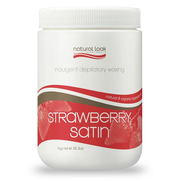 Natural Look Strawberry Strip Wax 1kg