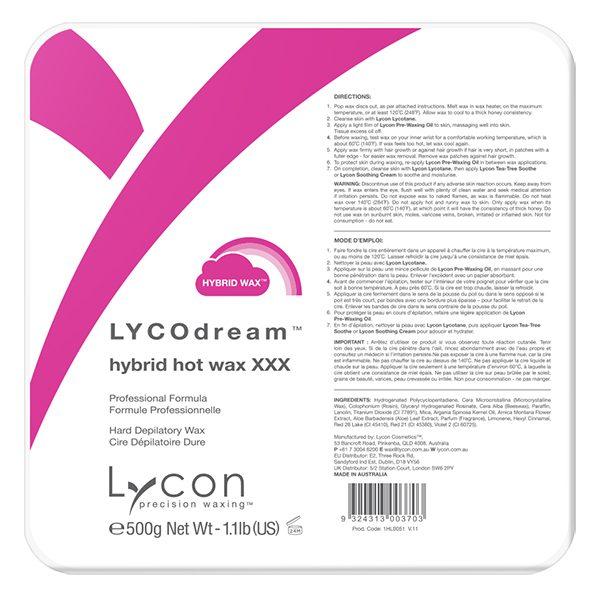 Lycon Lycodream Hybrid Hot Wax 500gm