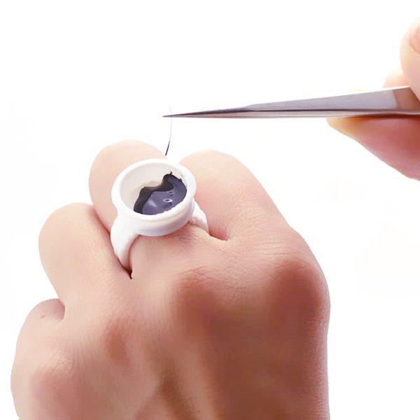 Lash Glue Rings 100pk