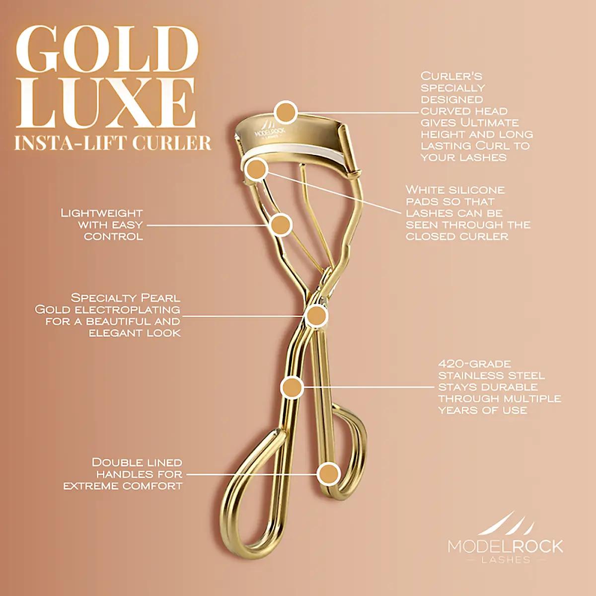 Modelrock Gold Luxe The 'Insta-Lift' Lash Curler