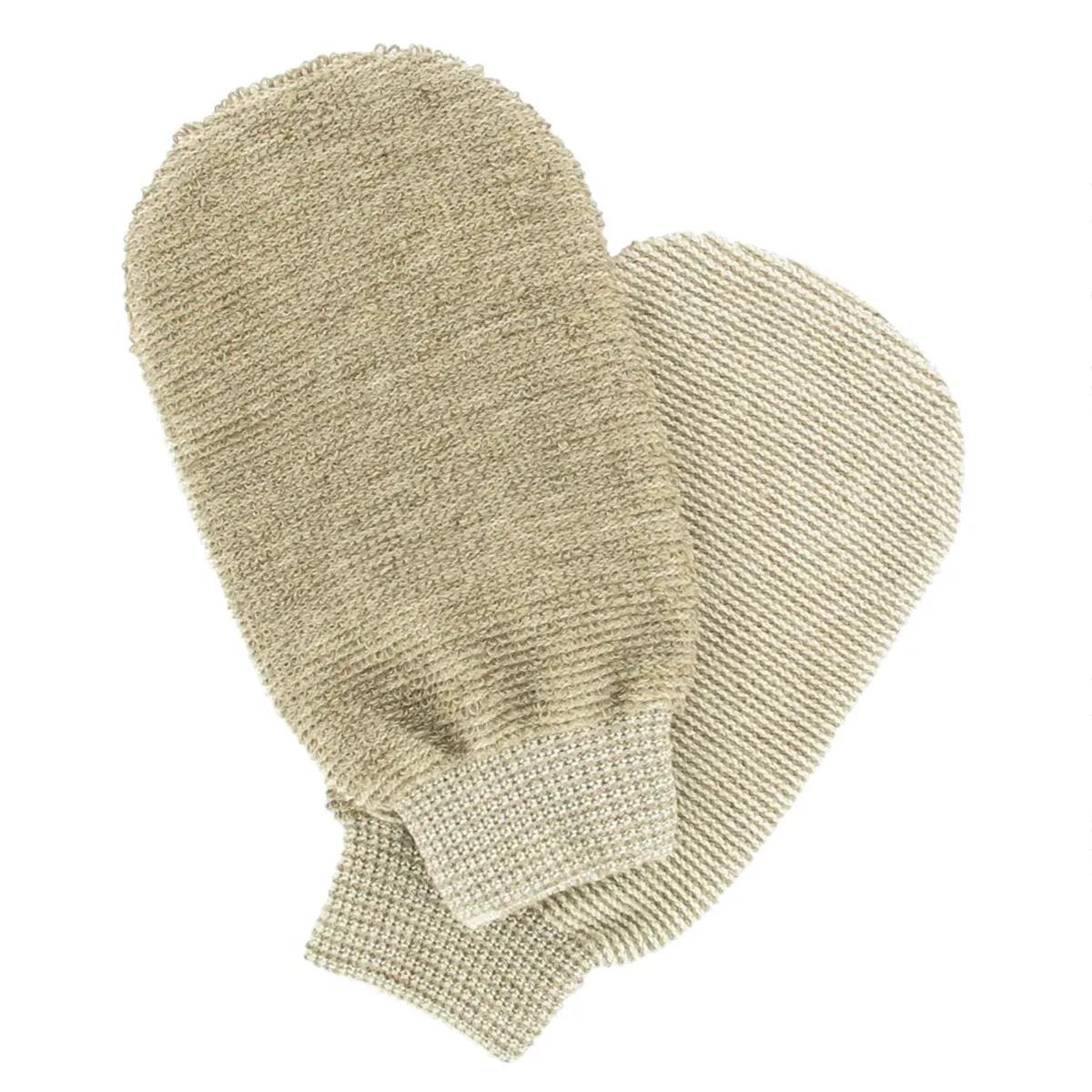 Riffi Body Peeling & Wash Mitt Bamboo / Linen