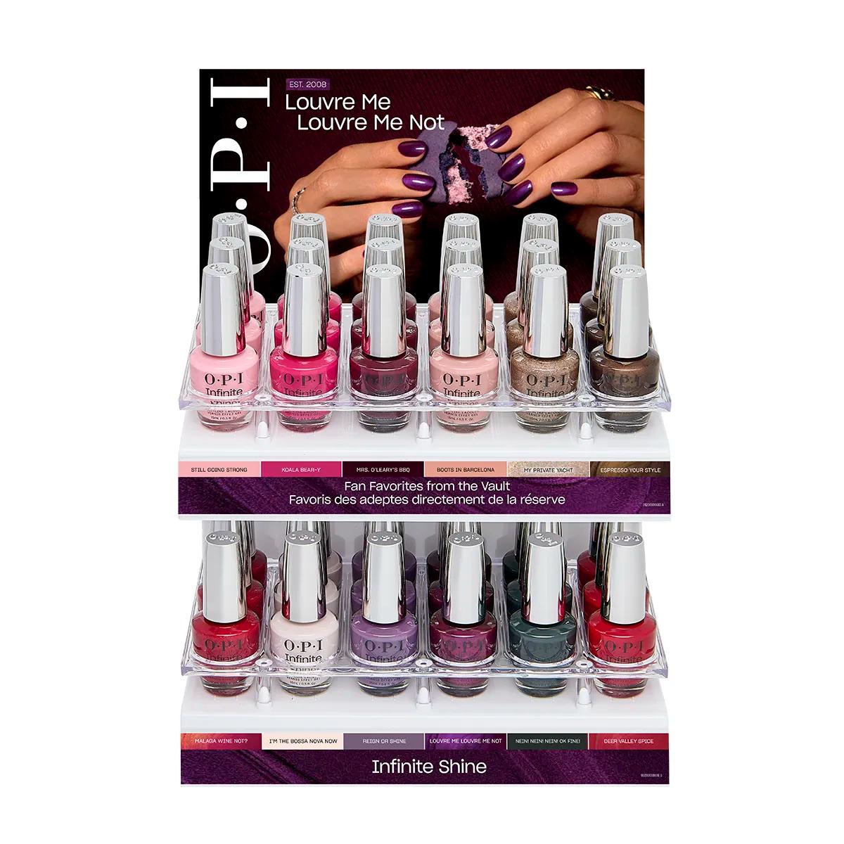 OPI Infinite Shine From the Vault Collection Display 36pc
