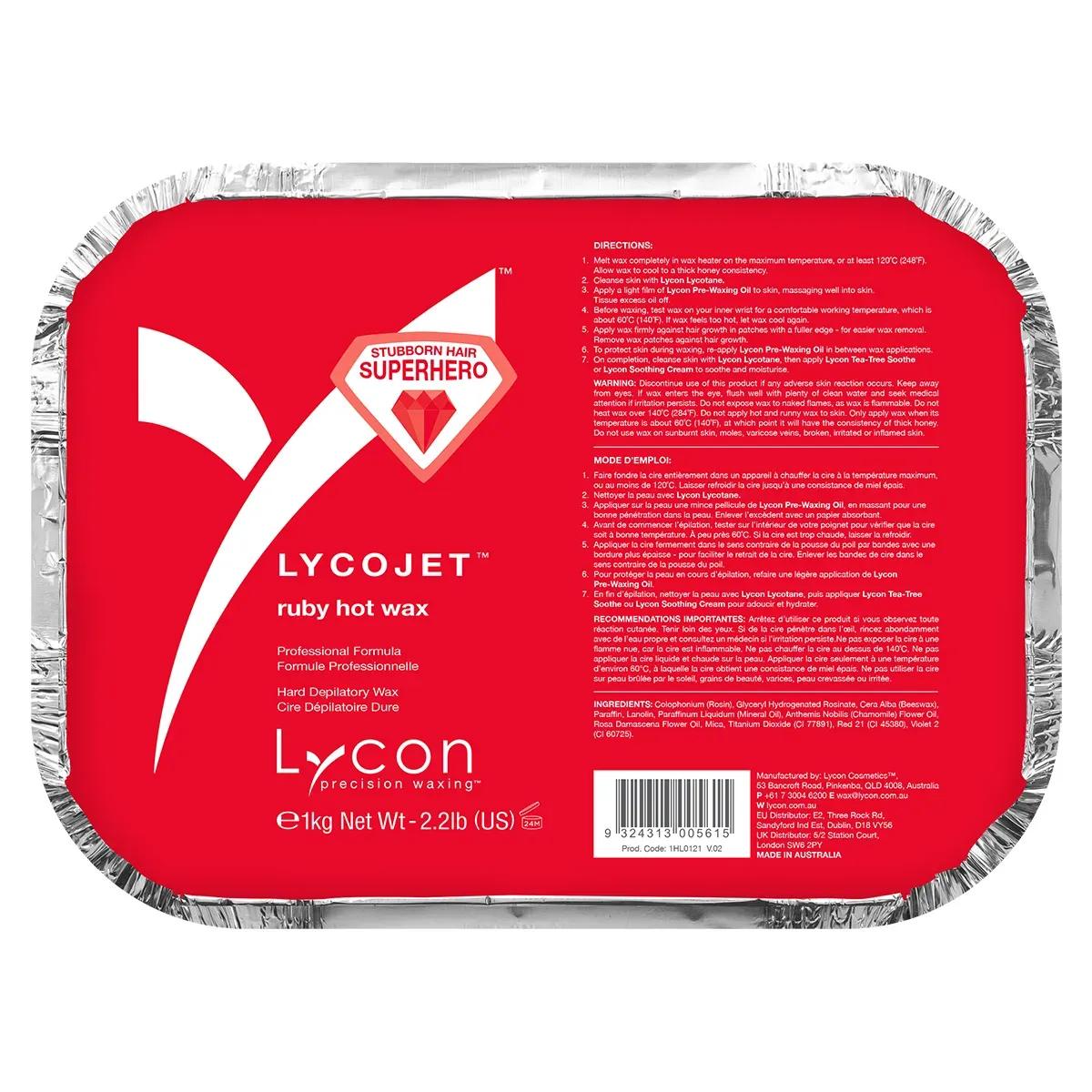 Lycon Lycojet Ruby Hot Wax 1kg