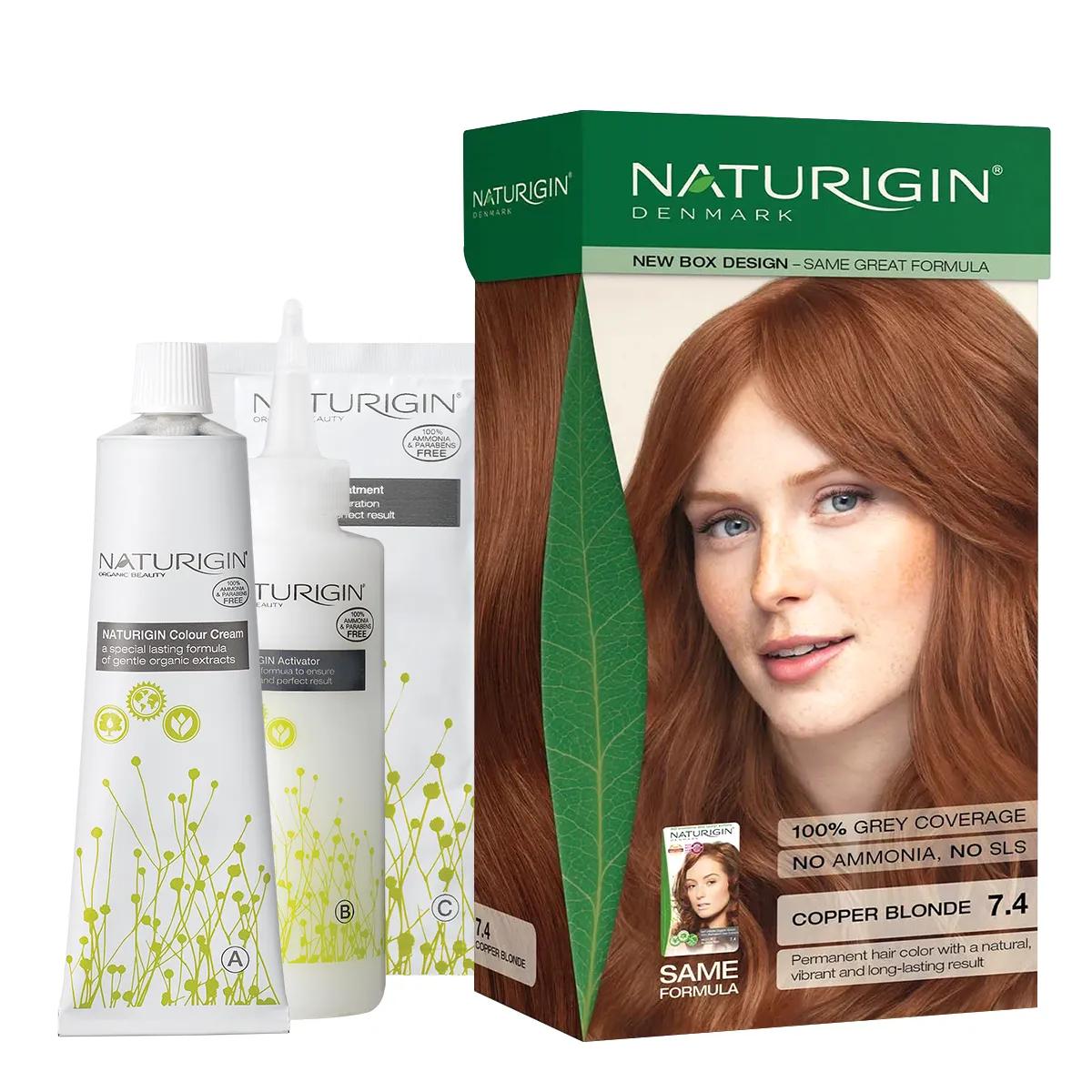 Naturigin Box Hair Colour 7.4 Copper Blonde