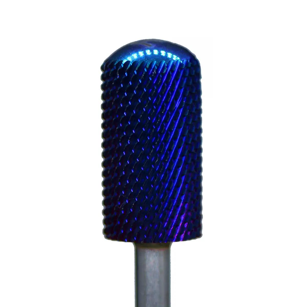 Nail Carbide Drill Bit Safety Barrel Blue Medium