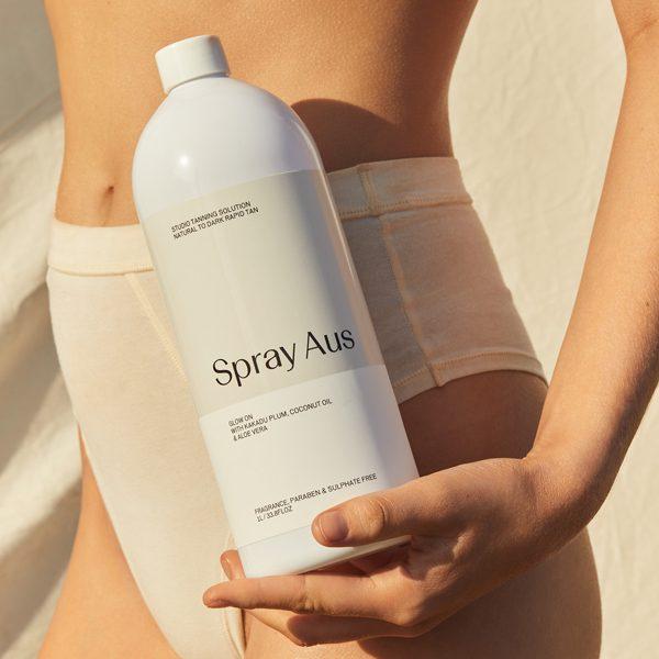 Spray Aus Natural to Dark Professional Tan Solution 1L