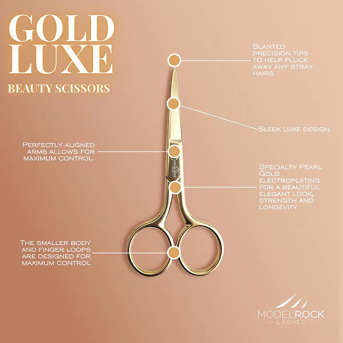 Modelrock Gold Luxe Beauty Scissors_Detail