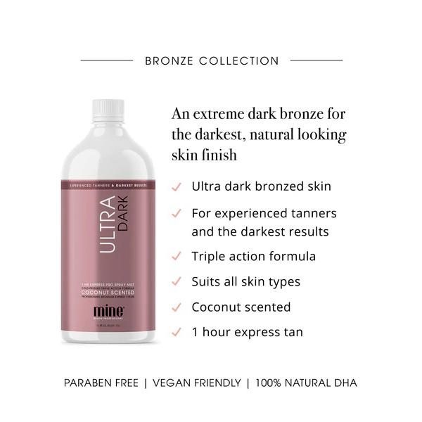 Minetan Ultra Dark Pro Spray Mist 1L