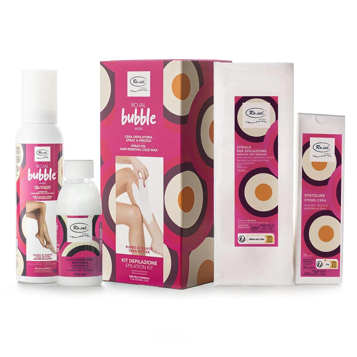 Ro.ial Spray-On Cold Wax Kit Bubble Wax Shea Butter
