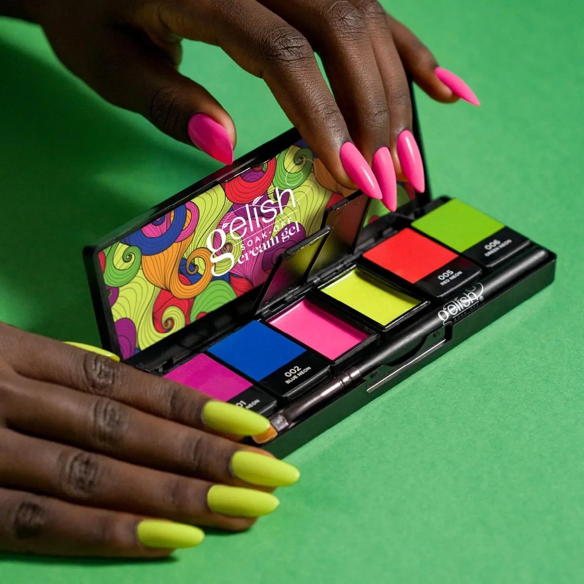 Gelish Cream Gel Neon & On & On 6pc Palette