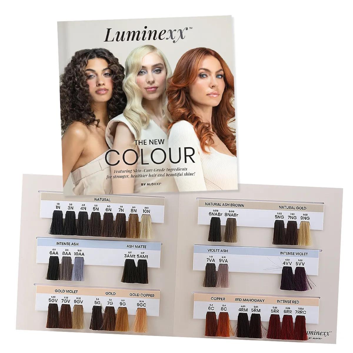 Aloxxi Luminexx Swatch Book 2024