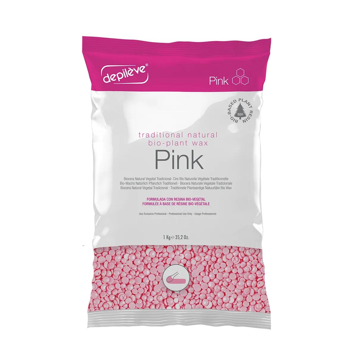 Depileve Pink Traditional Hot Wax Beads 1kg