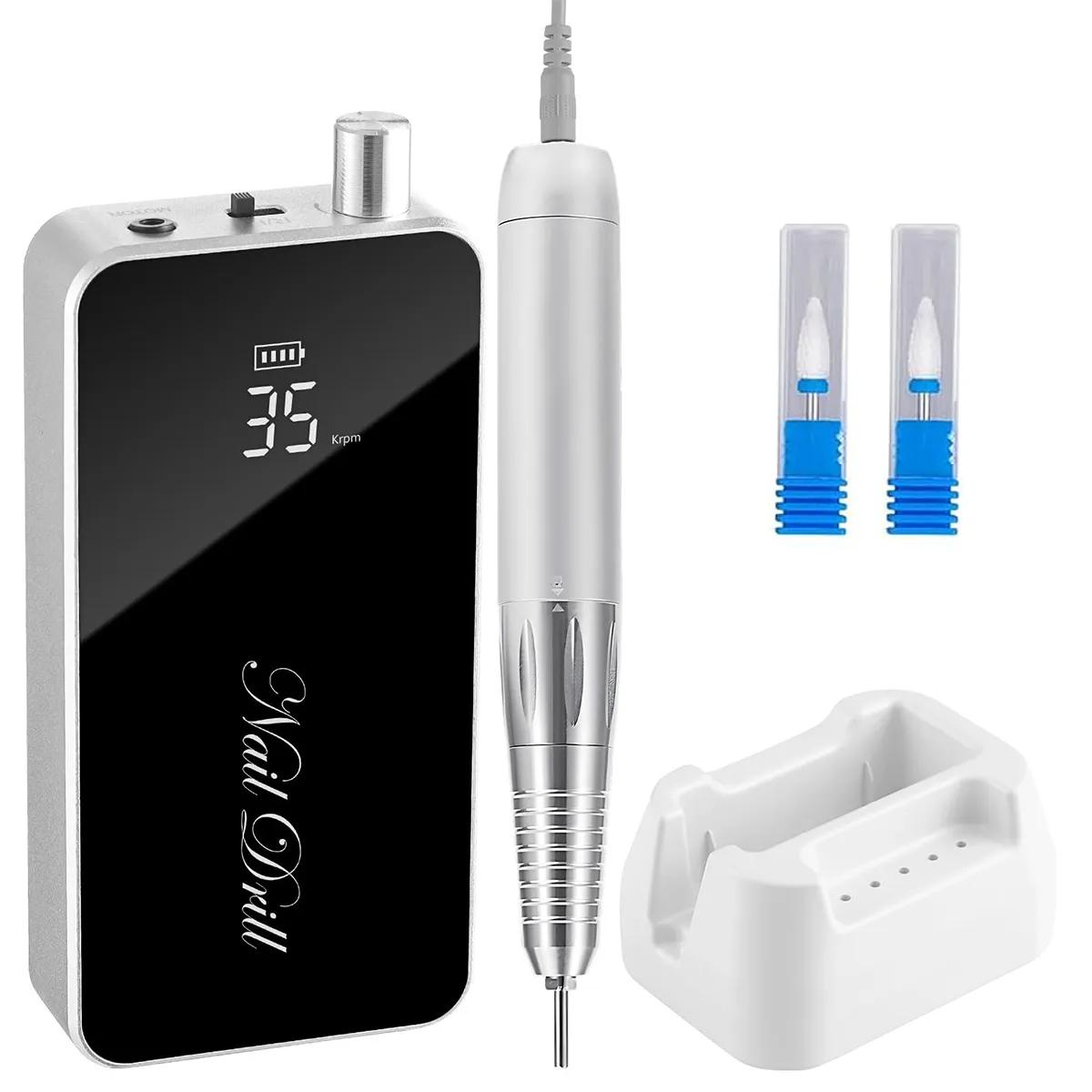 Rechargeable Portable Electric Nail Drill 80W contents
