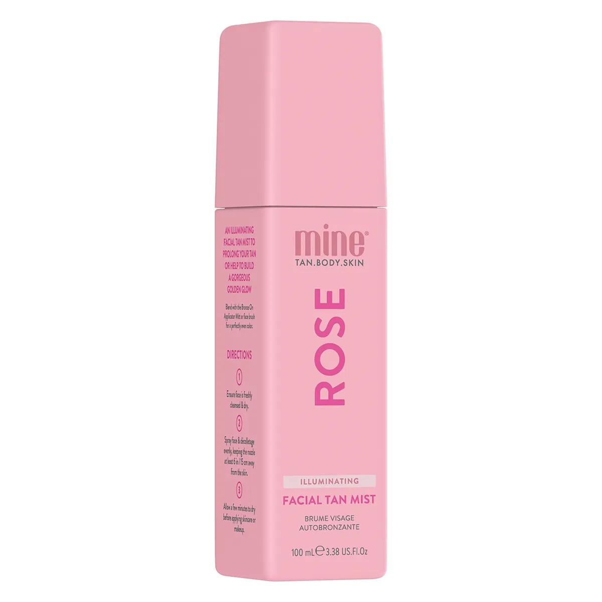 Minetan Rose Illuminating Facial Tan Mist 100ml