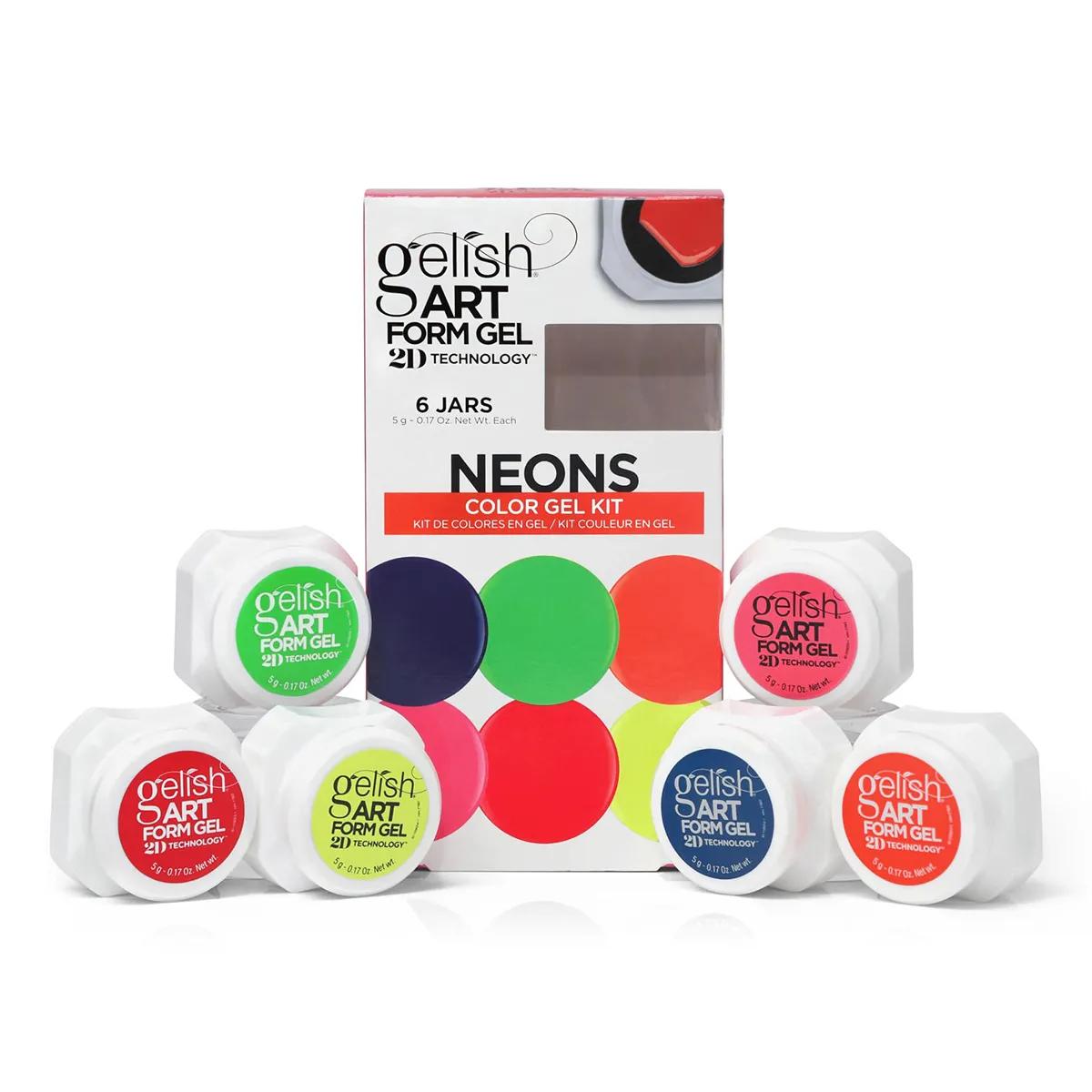 Gelish Pro – Art Form Neon Colour Gel Kit