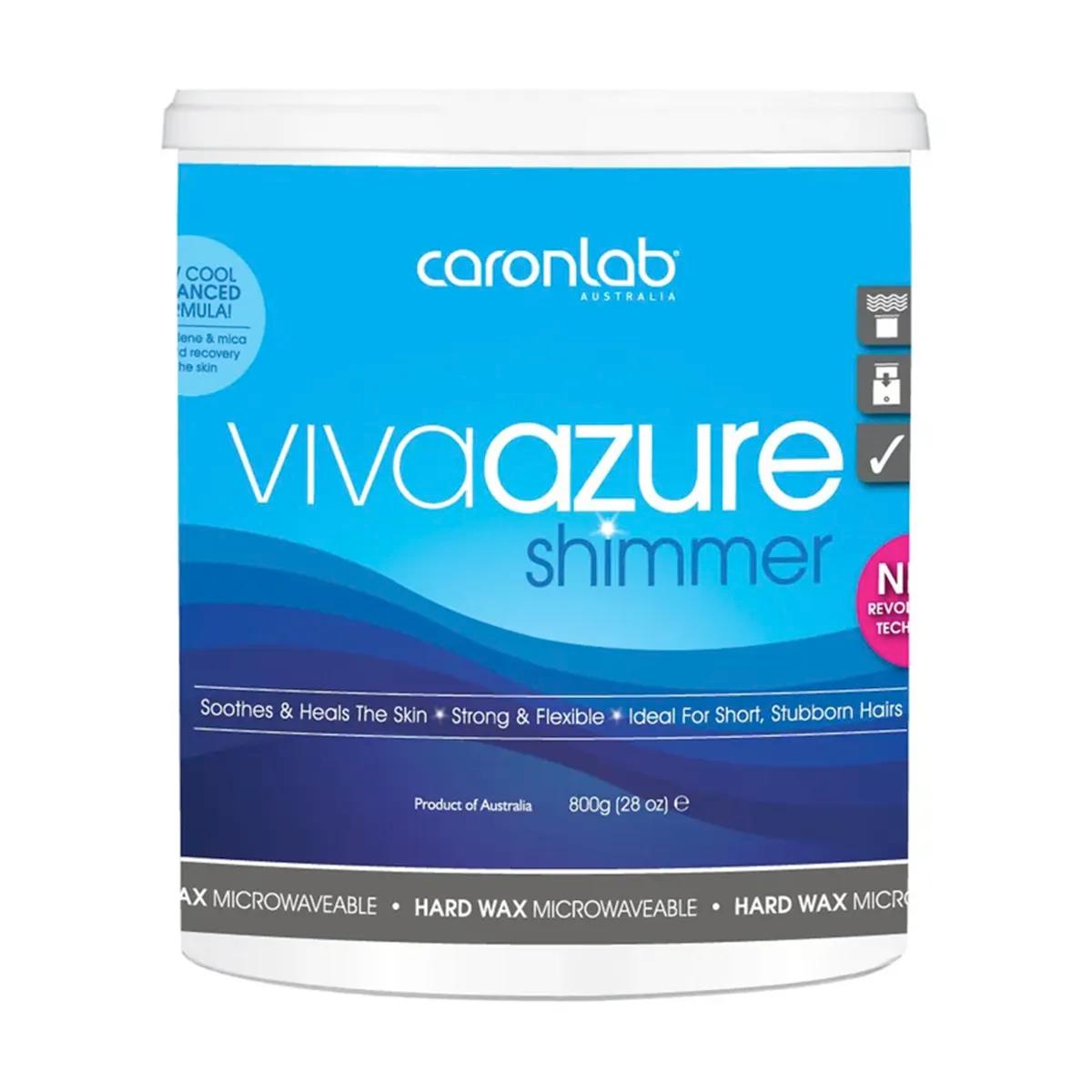 Caronlab Viva Azure Shimmer Hard Wax 800ml