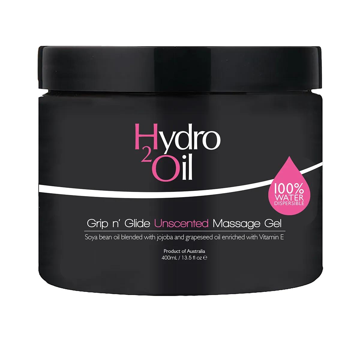 Hydro 2 Oil Grip N' Glide Massage Gel Unscented 400ml