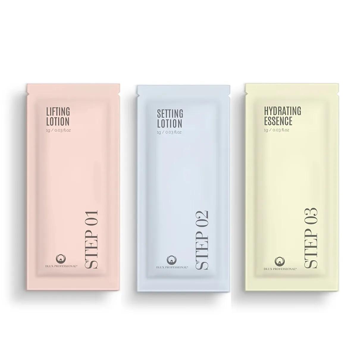 DLux Pro Illumination Lash Lift Trial Kit Step 1, 2 & 3