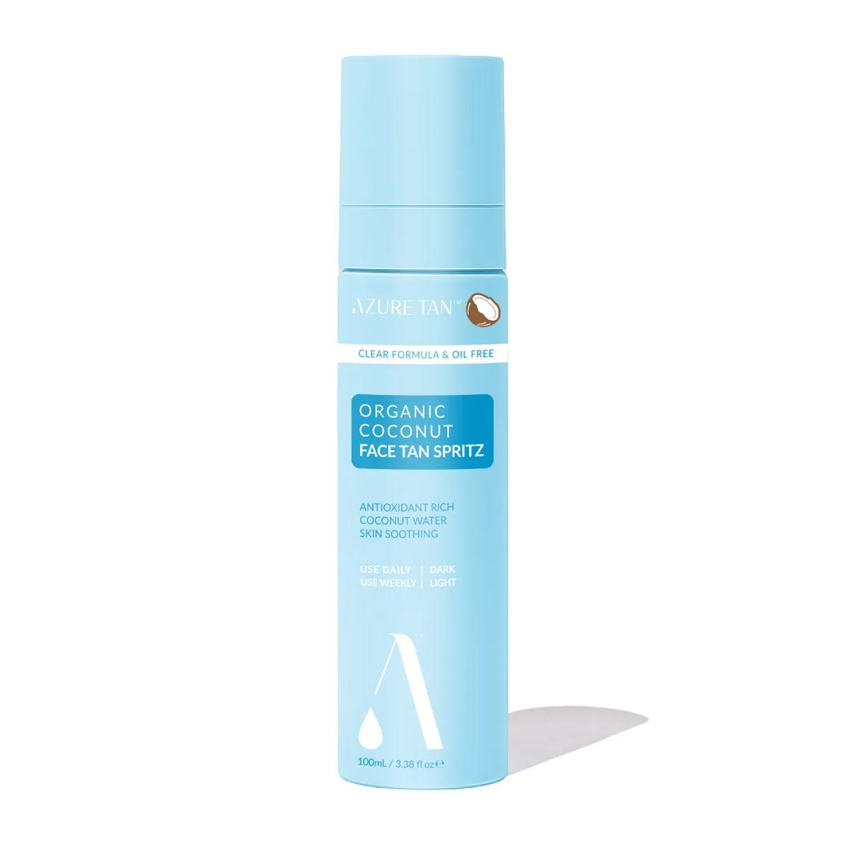 Azure Tan Organic Coconut Face Tan Spritz 100ml