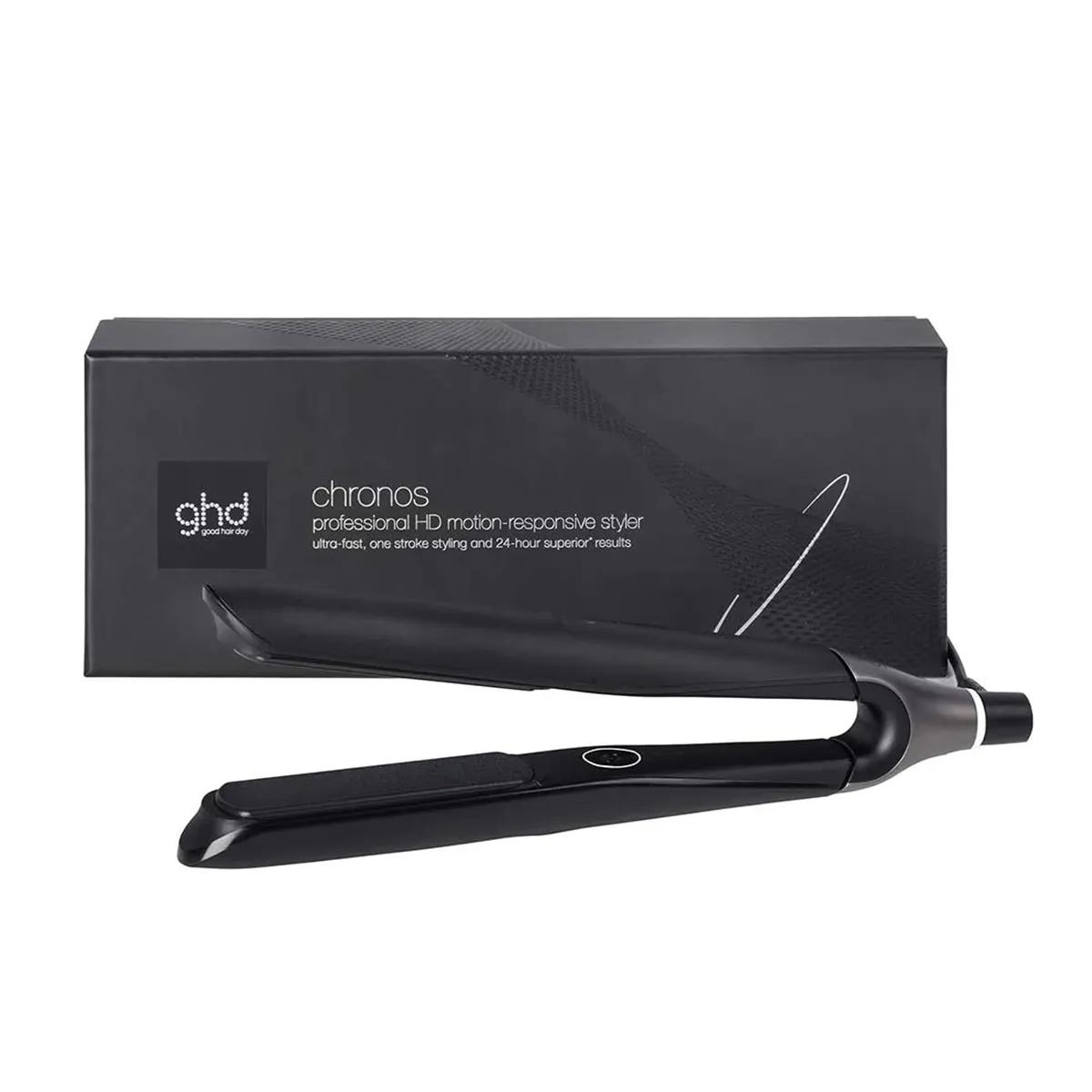 GHD Hair Chronos Professional Hair Straightener Black box