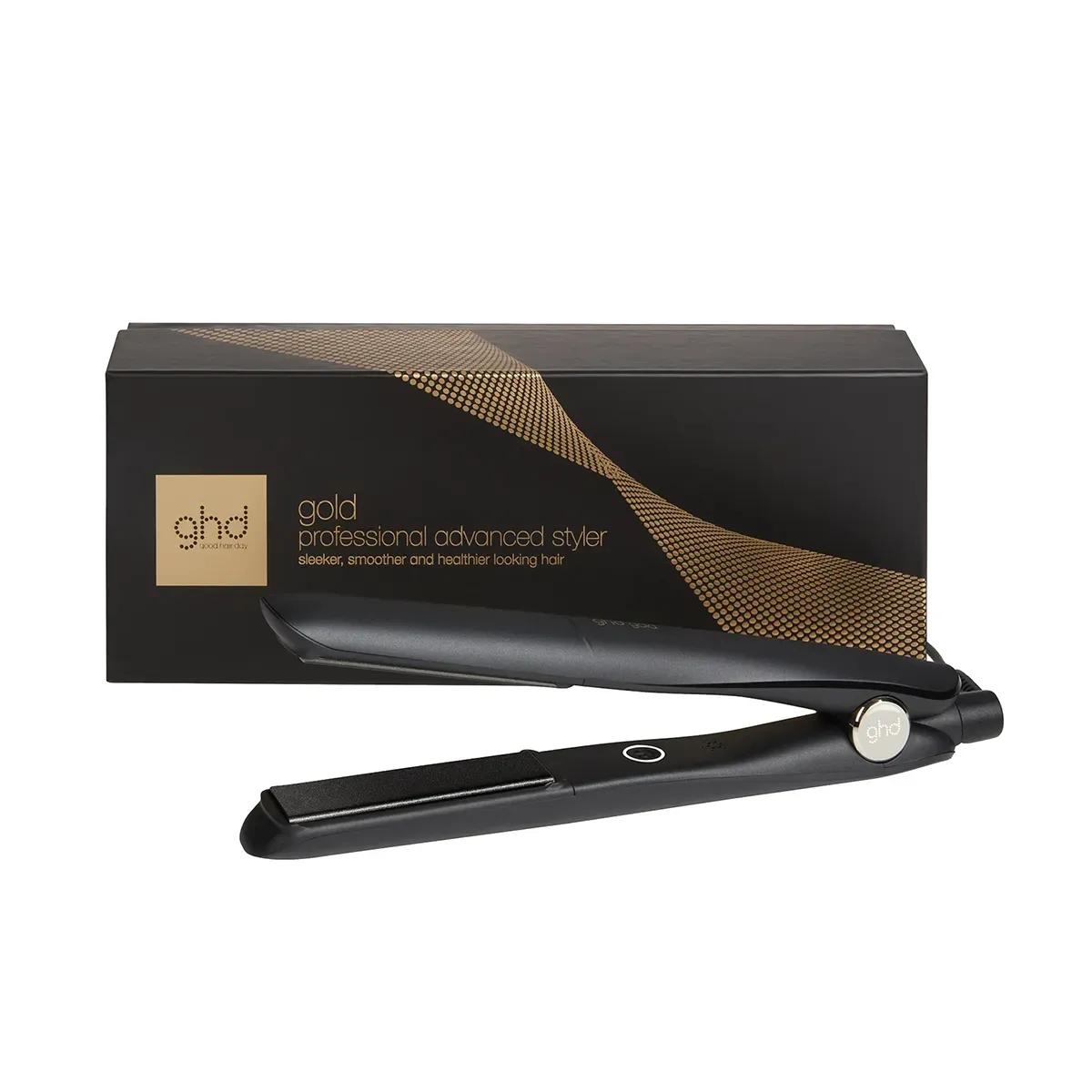 GHD Hair Gold Professional Hair Straightener Black