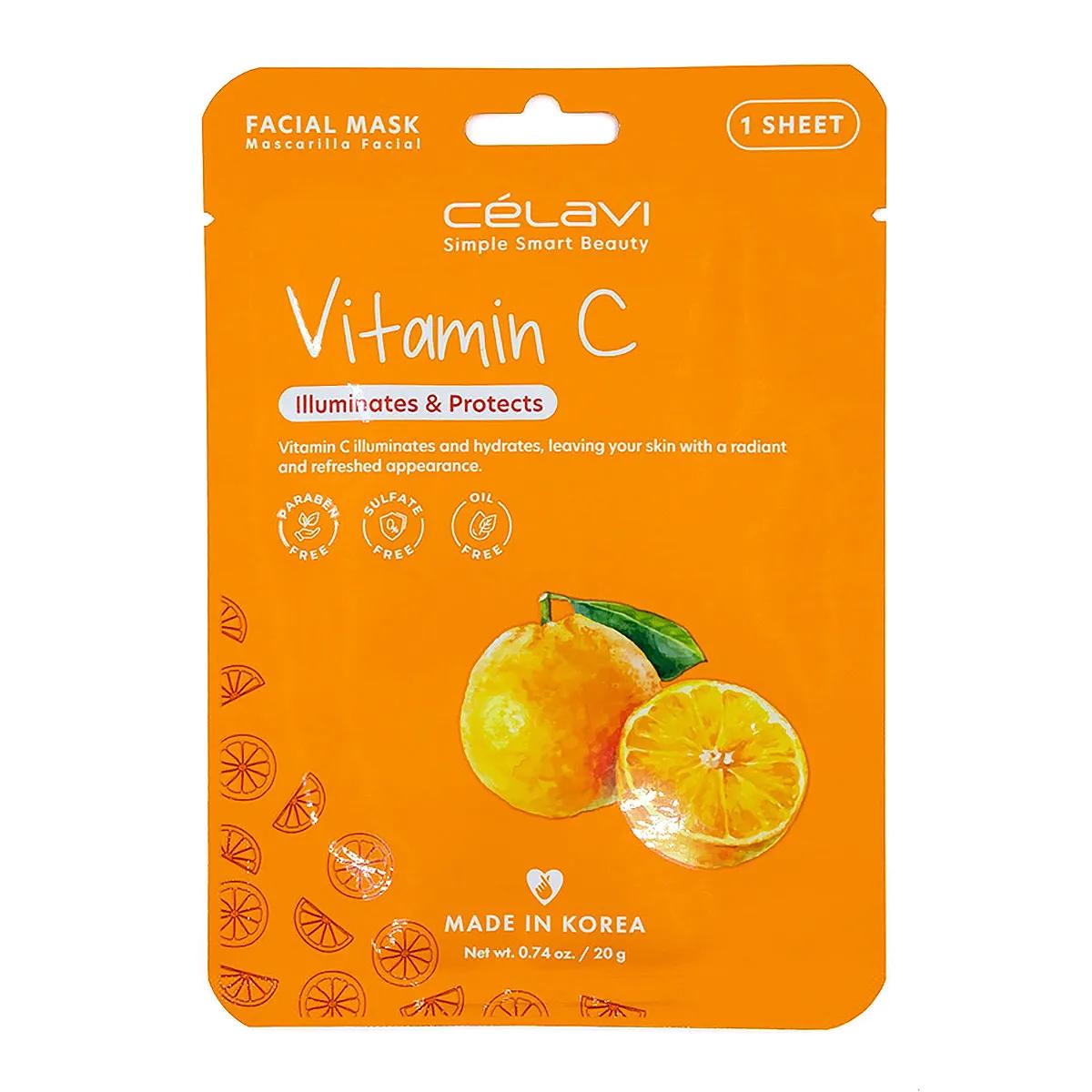 Celavi Vitamin C Face Sheet Mask