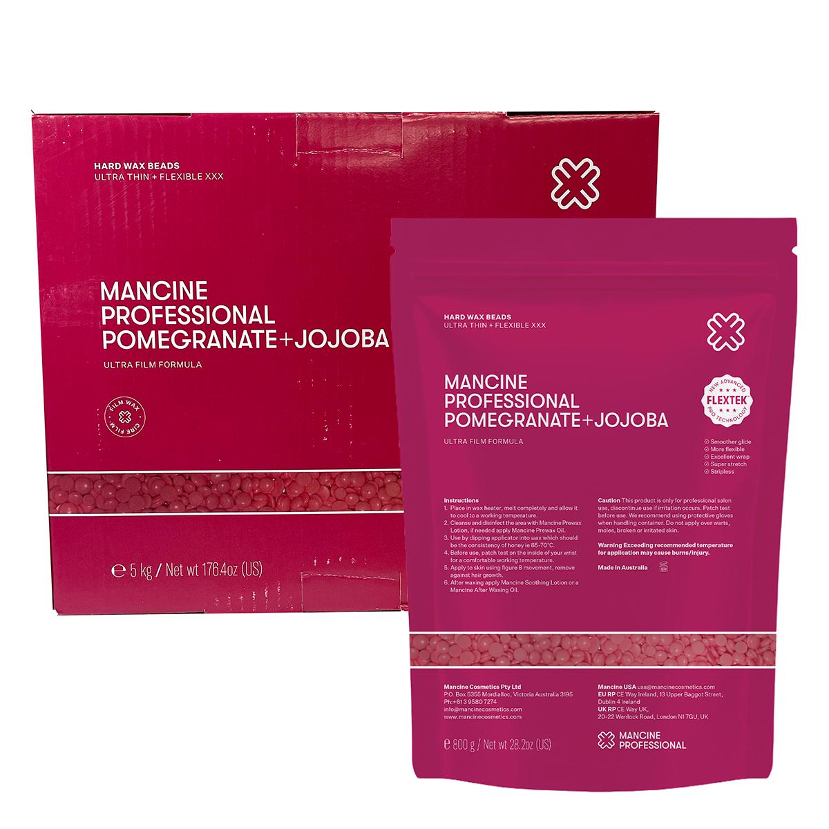 Mancine Ultra Film Pomegranate & Jojoba Hot Wax Beads
